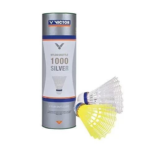 Tubo da 12 volani da badminton Victor Nylon Shuttle 2000 3/5