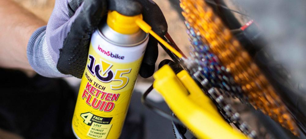 Innobike High Tech Kettenfluid 105, 300ml, Kettenspray, reinigt, schmiert, sc... 2/3