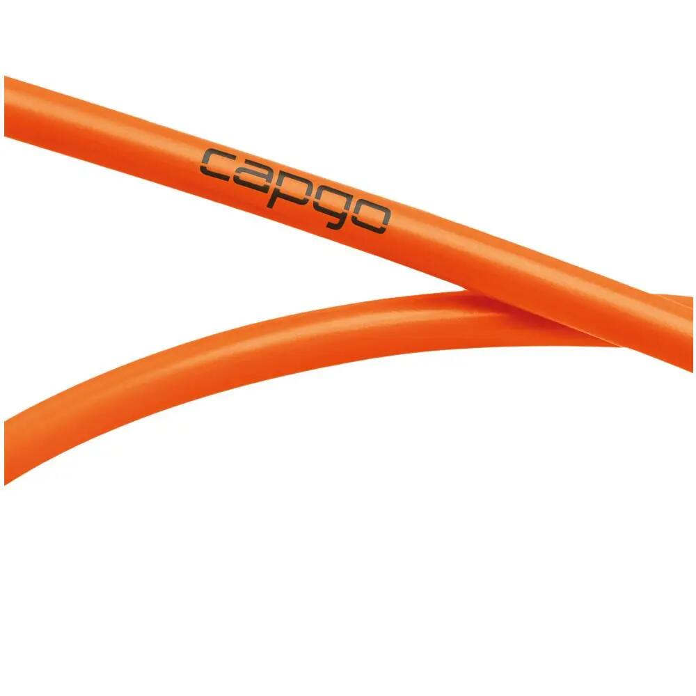 capgo BL Bremsaußenhülle 5 mm 3 m Neon Orange - PTFE-gefettet für optimale Br... 2/3