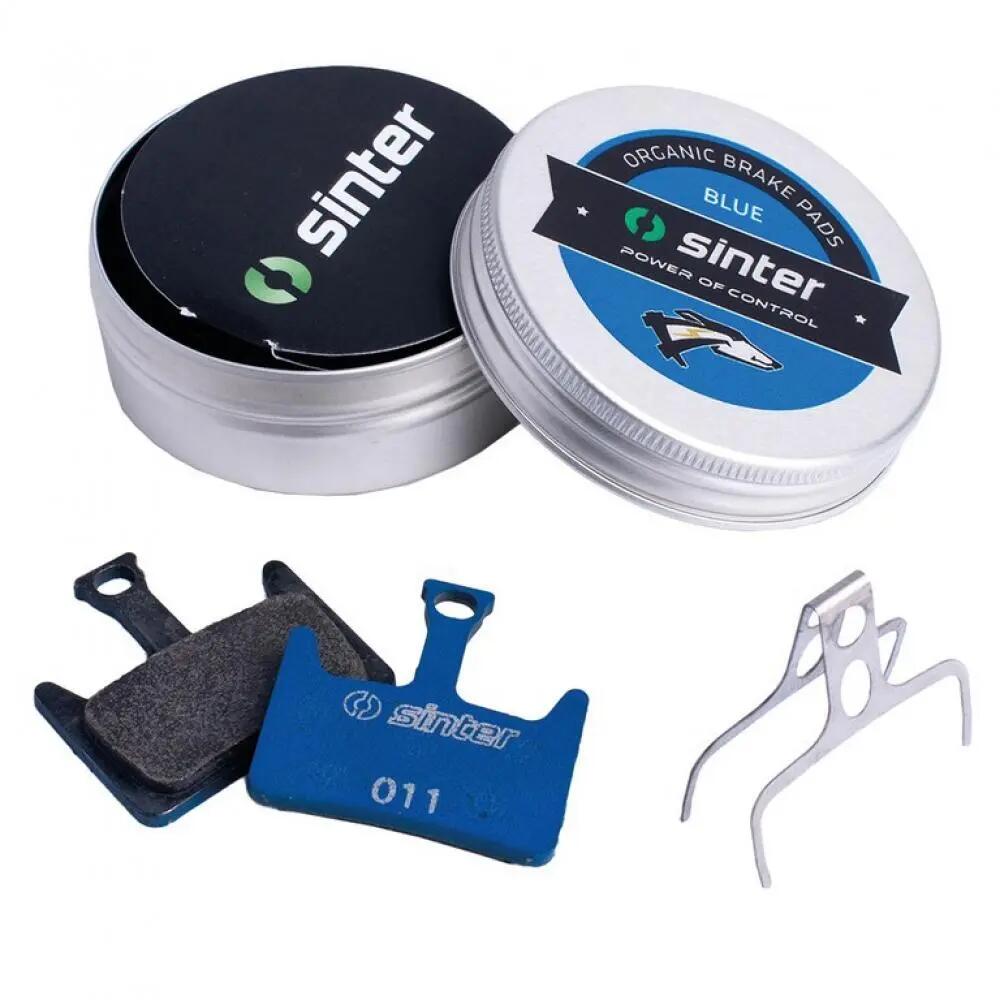 Pastiglia freno a disco Sinter 011 Hayes, organica, E-Bike, blu, set, in scatola 2/3