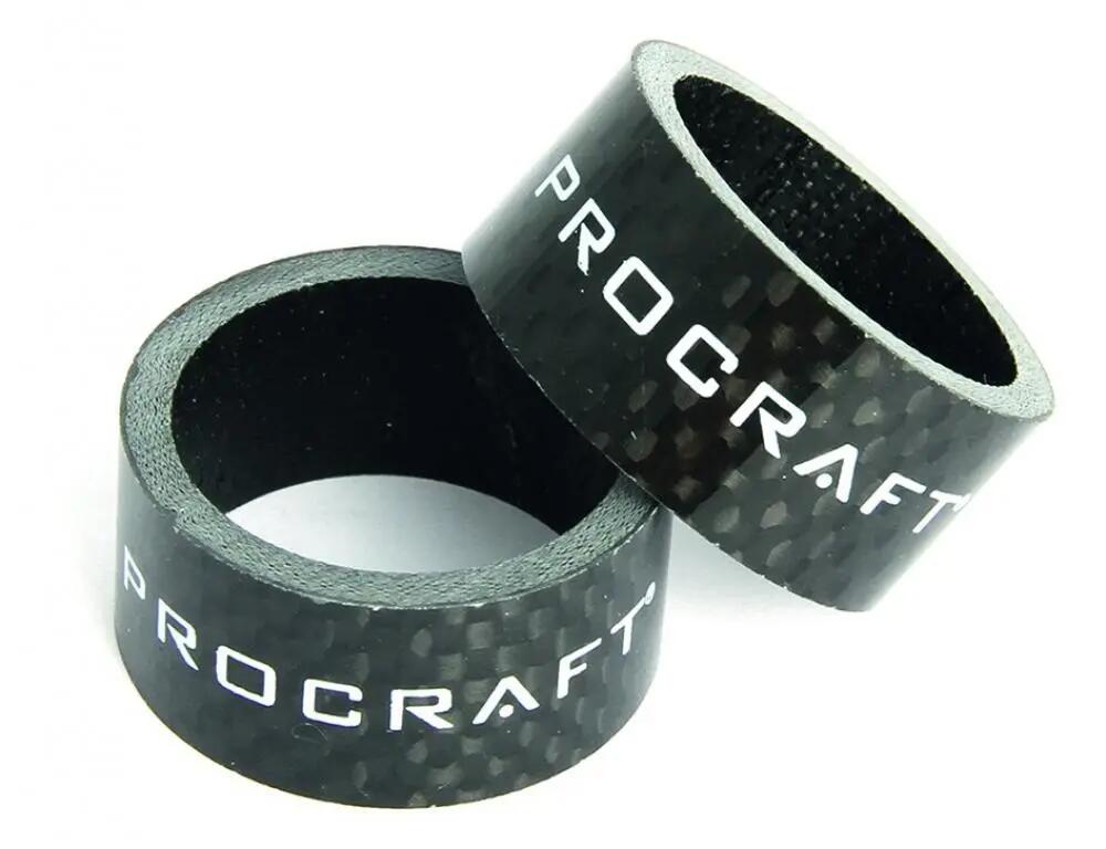 Procraft Ahead Spacer Carbon 15 mm 1 1/8 pollice carbon - tuning elegante per il 2/3