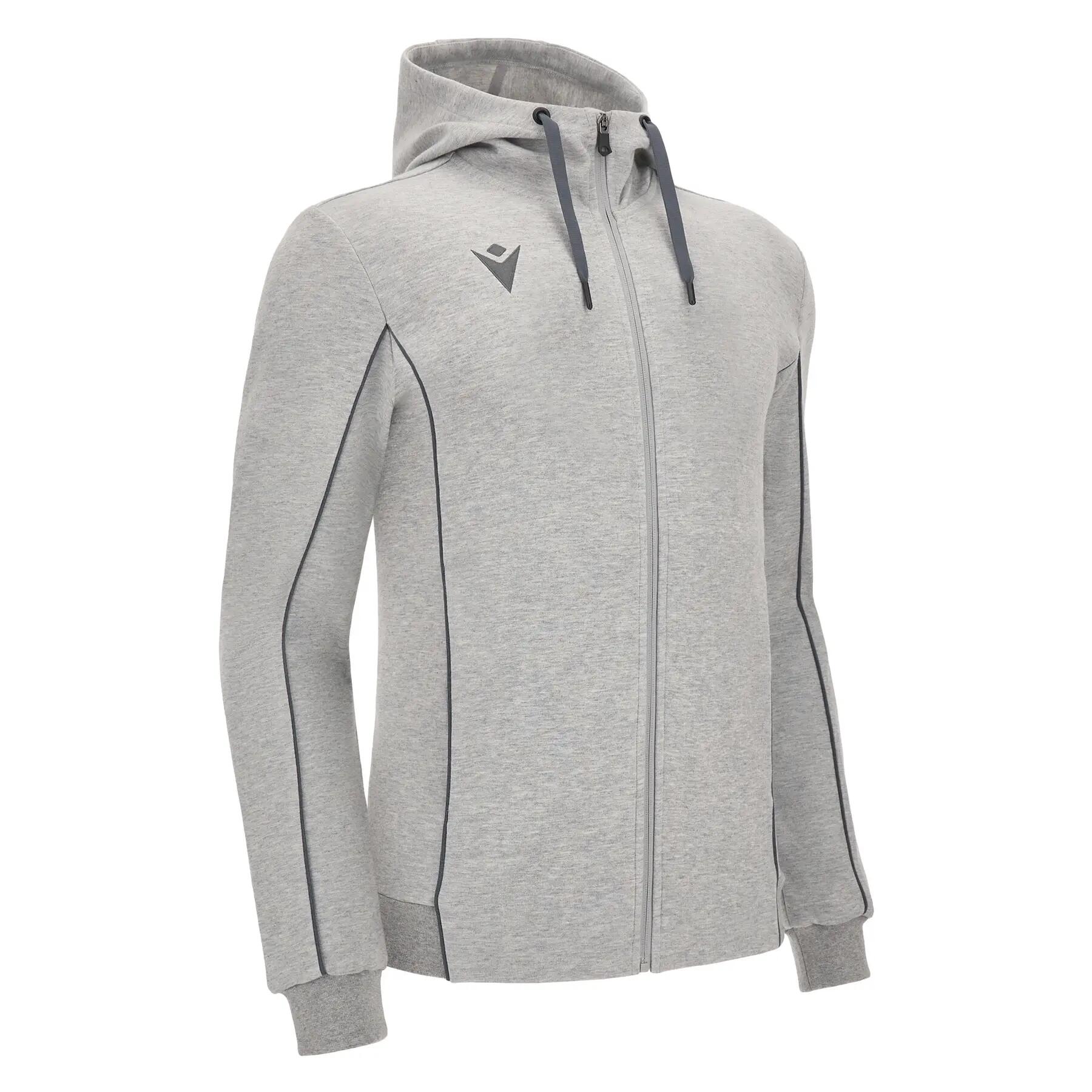 Sudadera con capucha y cremallera Macron Stage ECO 2/6