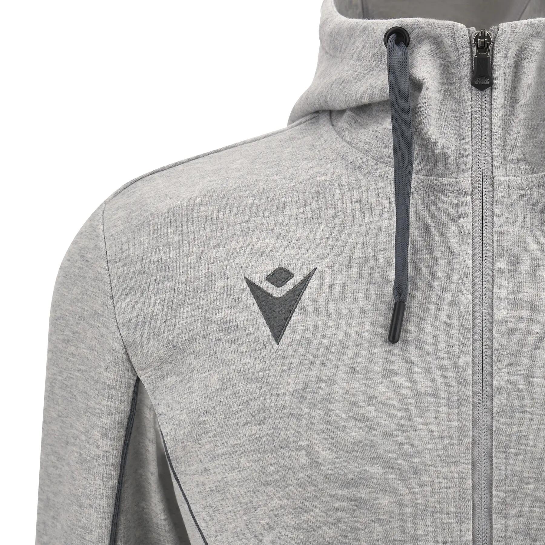 Sudadera con capucha y cremallera Macron Stage ECO 5/6