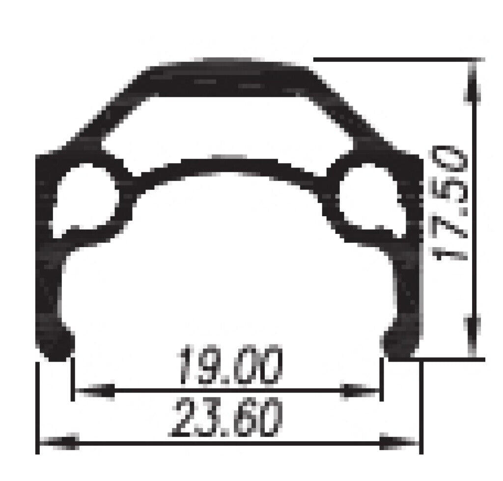 Primax E STR19 26" velg 36 gaten 23,6 mm 19 mm binnenbreedte zwart 3/5