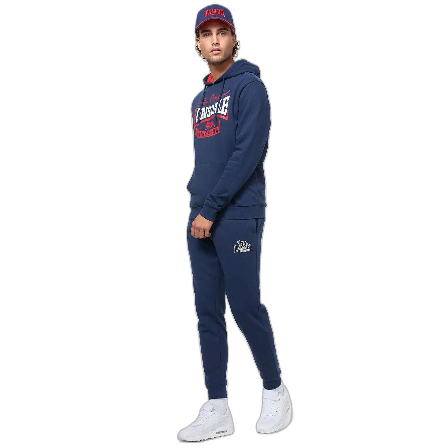 Felpa con cappuccio Lonsdale Stotfield 3/4