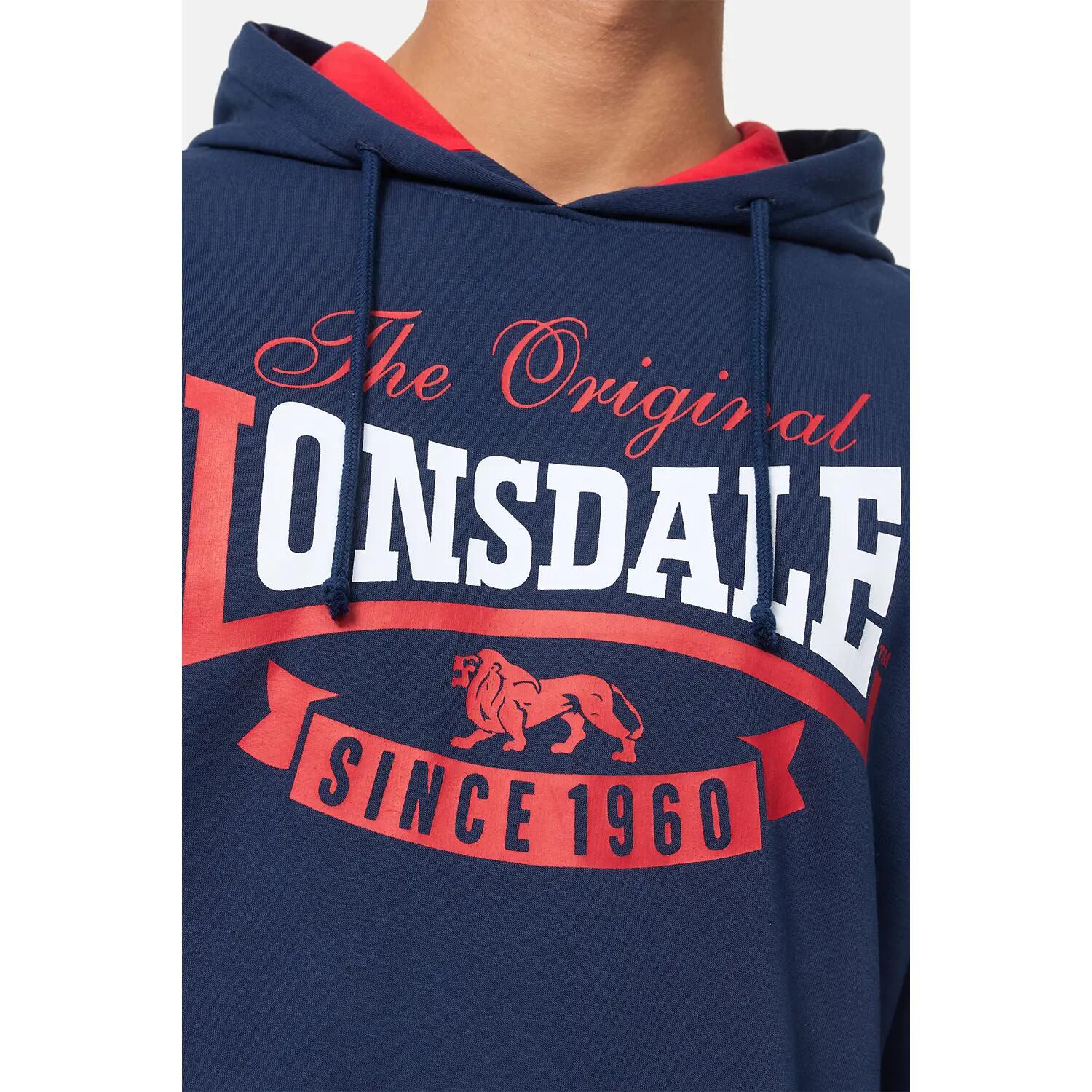 Felpa con cappuccio Lonsdale Stotfield 4/4