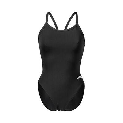Costume da bagno a 1 pezzo Arena Team Challenge Back Solid Donna Nero