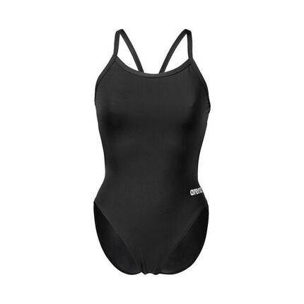 Maillot de Bain 1 Pièce Femme Arena Team Challenge Back Solid Noir