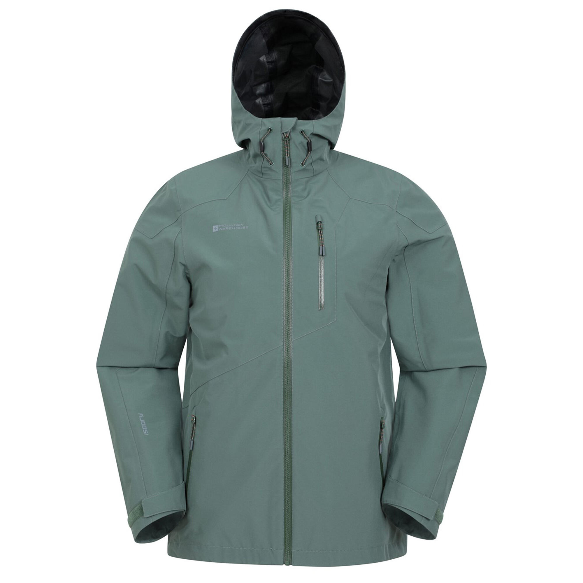 Mountain Warehouse Mens Bachill Three Layer Waterproof Jacket