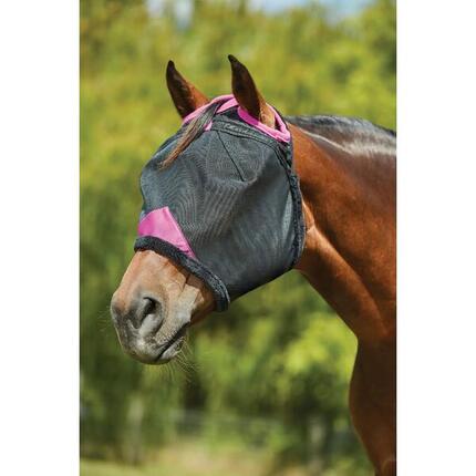 Masque anti-mouches pour cheval en maille durable Weatherbeeta Comfitec Deluxe