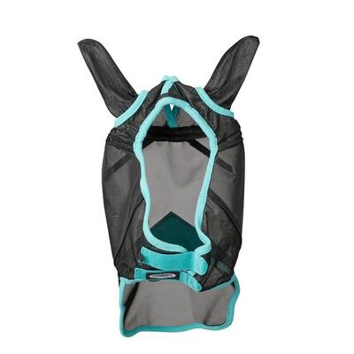 Maschera antimosche per cavalli in tela con copertura per orecchie e naso Weathe