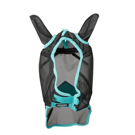 Maschera antimosche per cavalli in tela con copertura per orecchie e naso Weathe