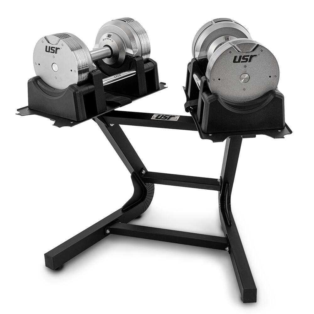 USR USR ADK23 2x23 Kg Ayarlanabilir Dambıl + Stand Set
