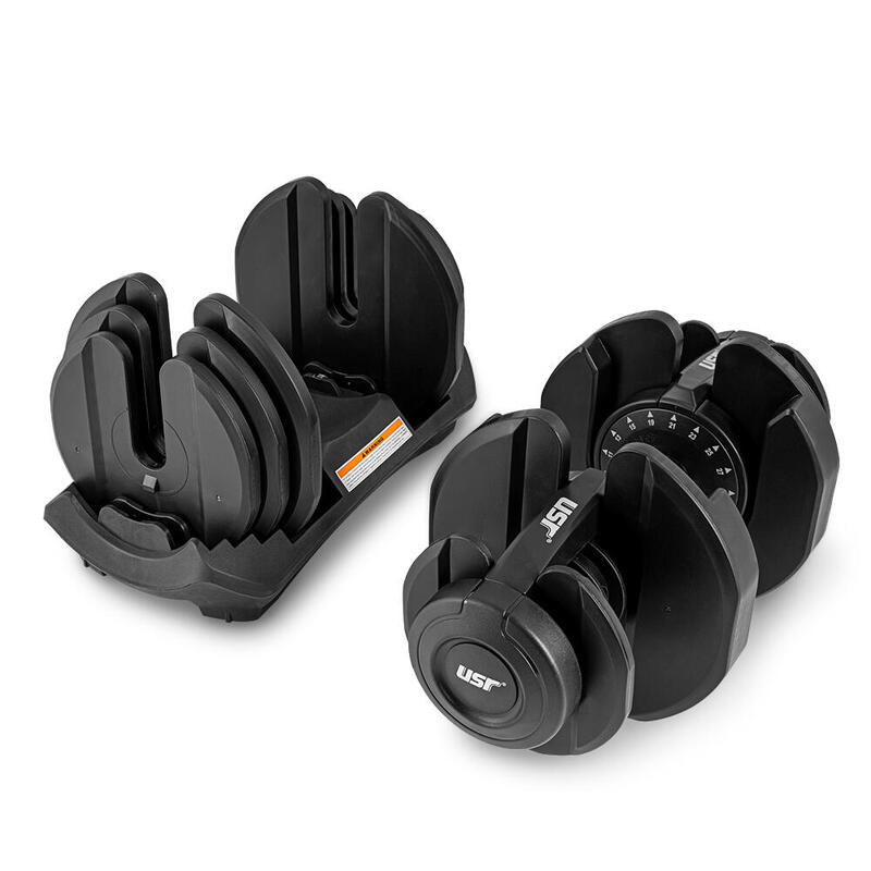 USR ADX403 2x40 Kg Ayarlanabilir Dambıl + Stand Set
