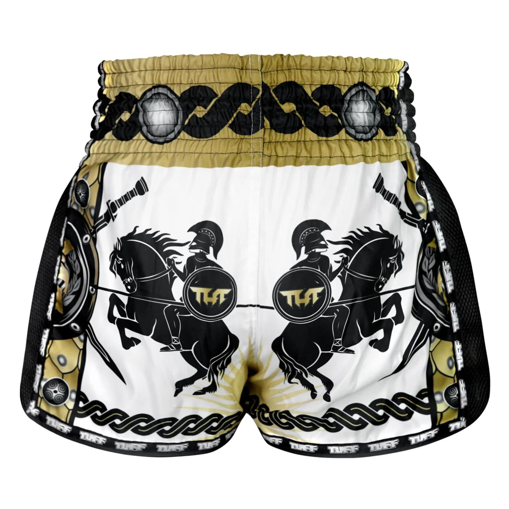 Spodenki treningowe TUFF Golden Gladiator in White 3/6