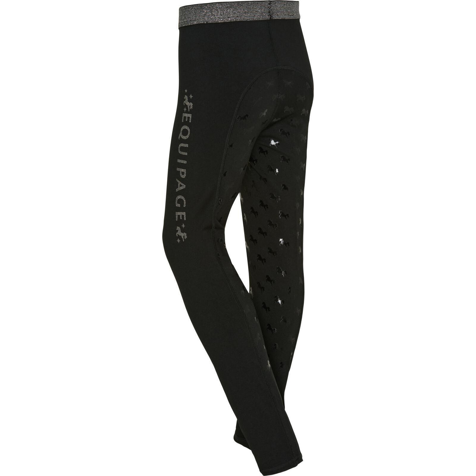 Legging équitation full grip fille Equipage Maggie 2/3