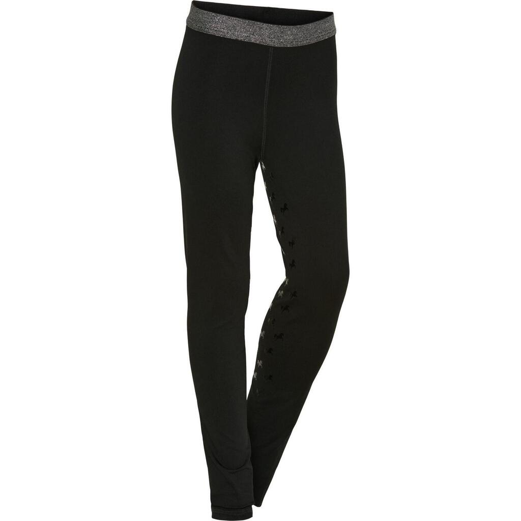Girls' full grip riding leggings Equipage Maggie