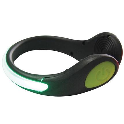 Tunturi LED Schuhclip leuchtend Grün One Size