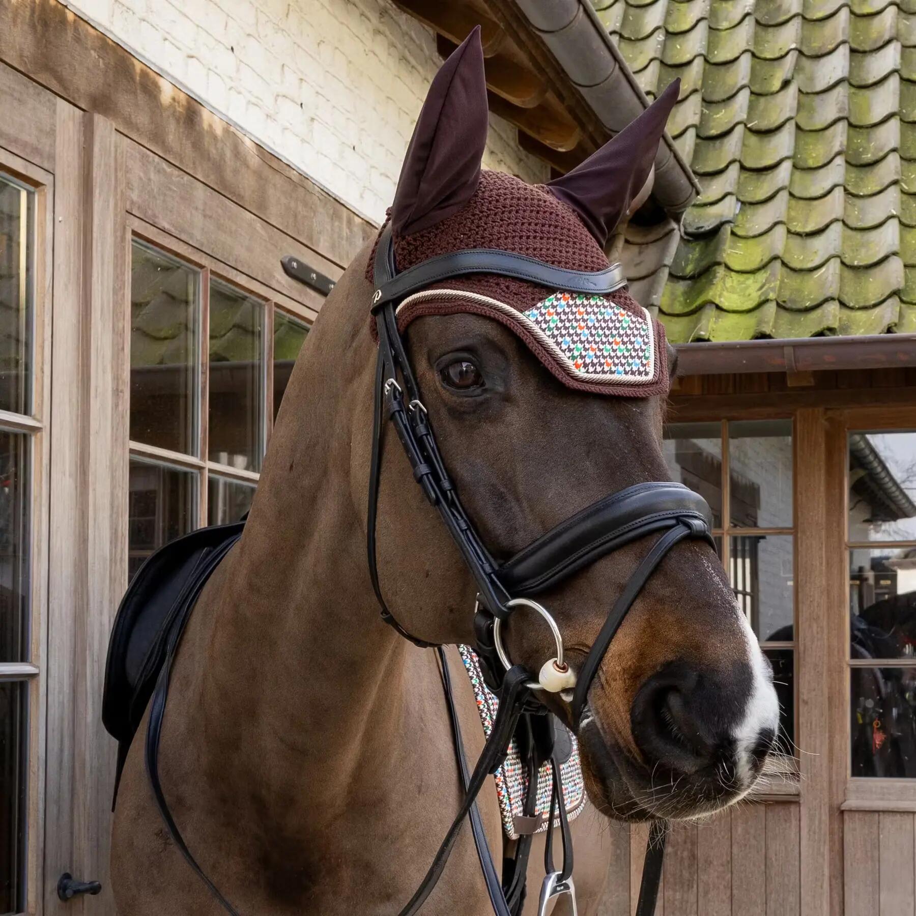 Bonete antimoscas para caballo de terciopelo Kentucky Horsewear Fly Veil Welling 2/2