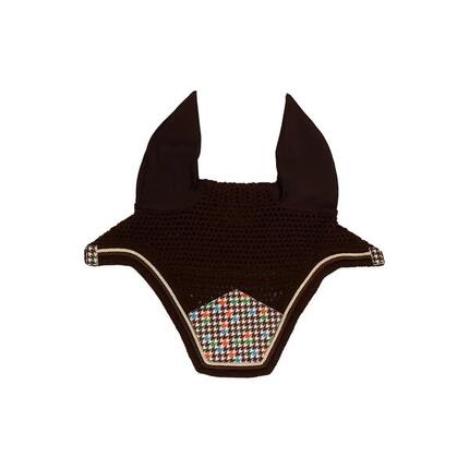 Bonnet anti-mouches pour cheval en vélours Kentucky Horsewear Fly Veil Wellingto