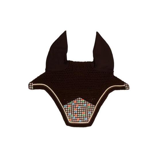 Bonnet anti-mouches pour cheval en vélours Kentucky Horsewear Fly Veil Wellingto
