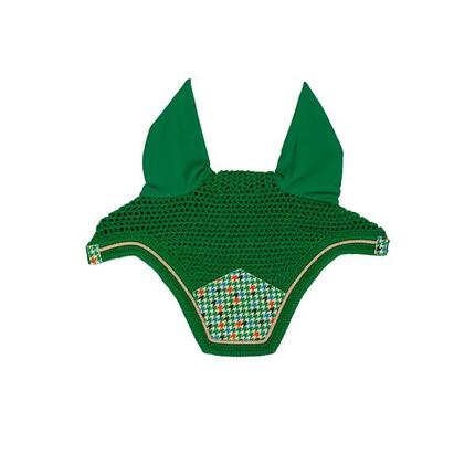 Bonnet anti-mouches pour cheval en vélours Kentucky Horsewear Fly Veil Wellingto