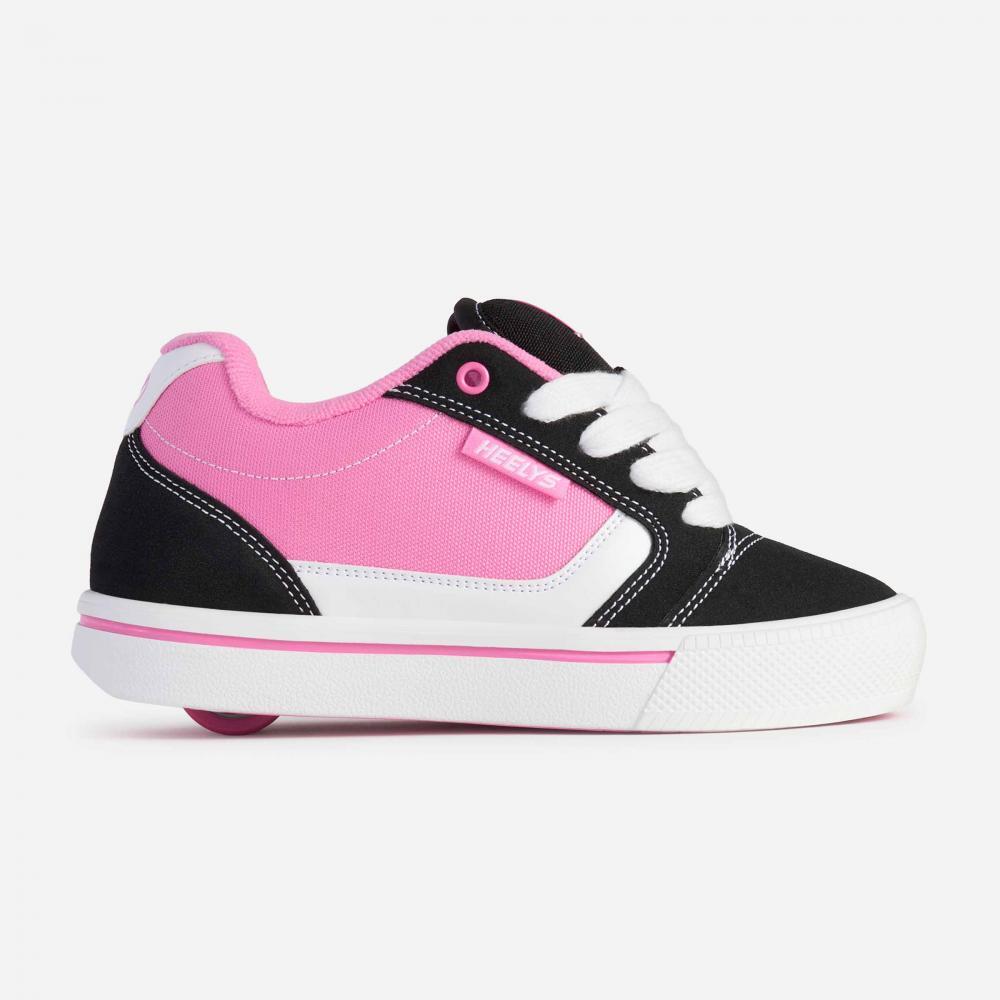 Pro 25 V2 Black/Pink/White Kids Heely Shoe | Decathlon