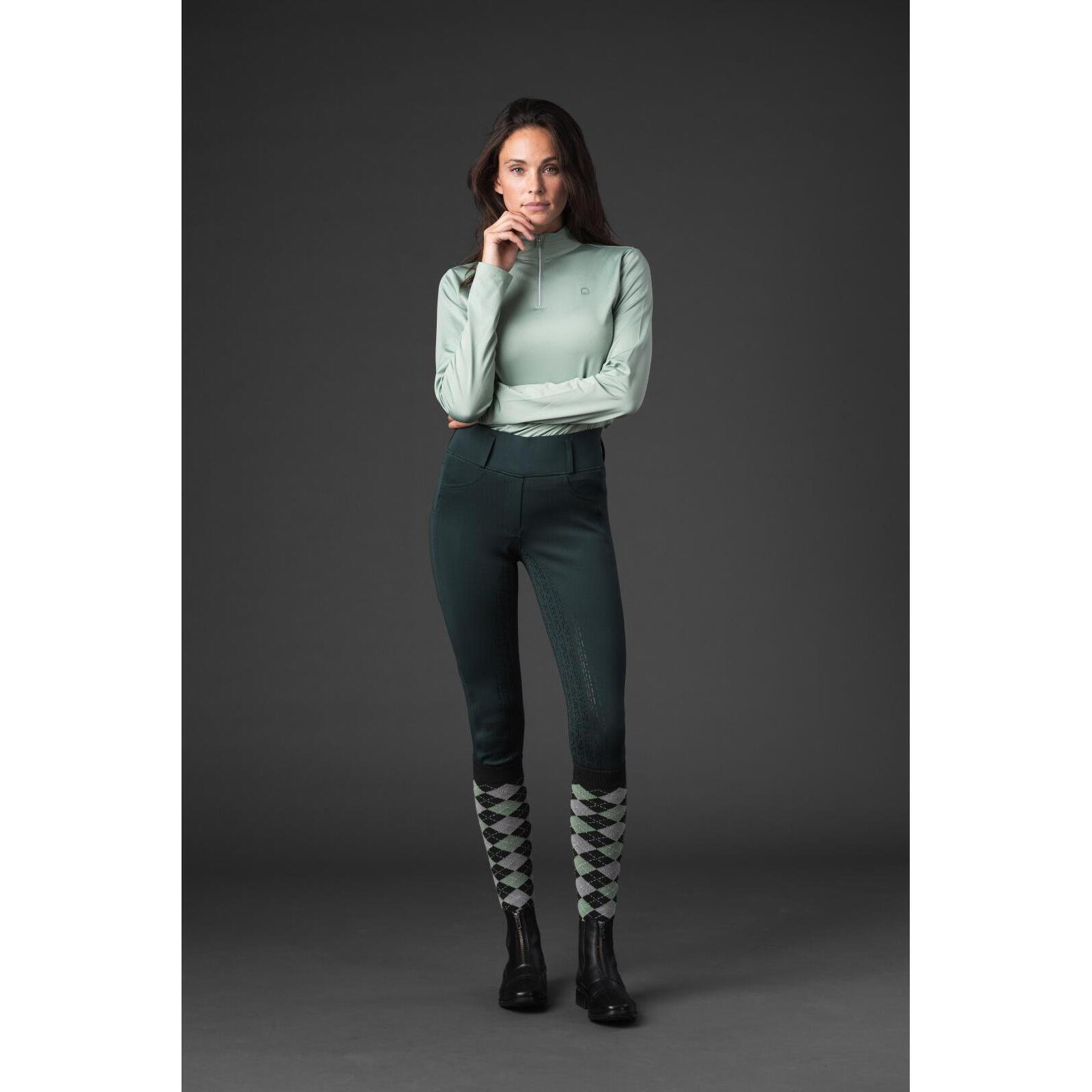 Maillot équitation 1/2 zip femme Equipage Kolyma 5/5