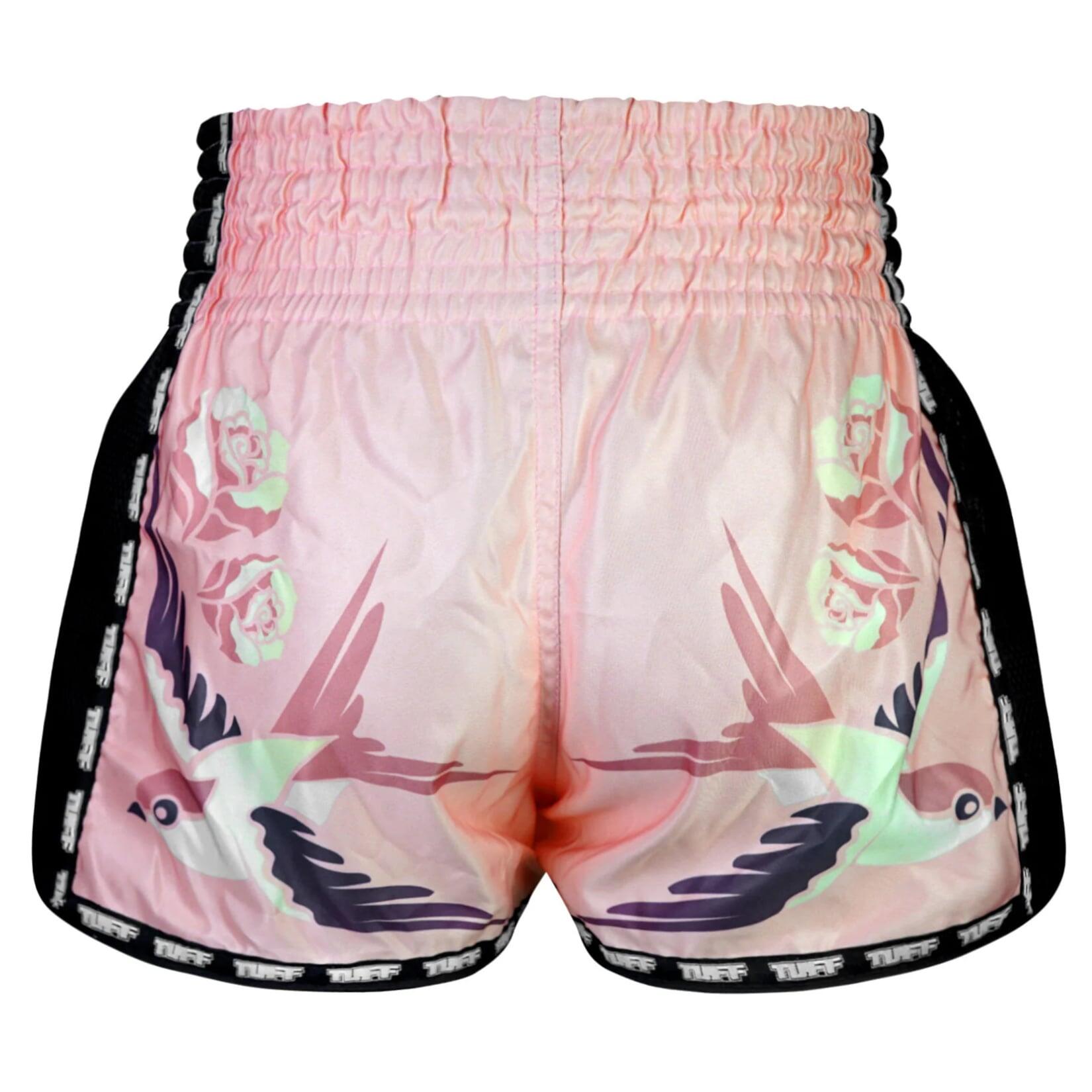 Spodenki treningowe TUFF Pink Birds and Roses 3/6