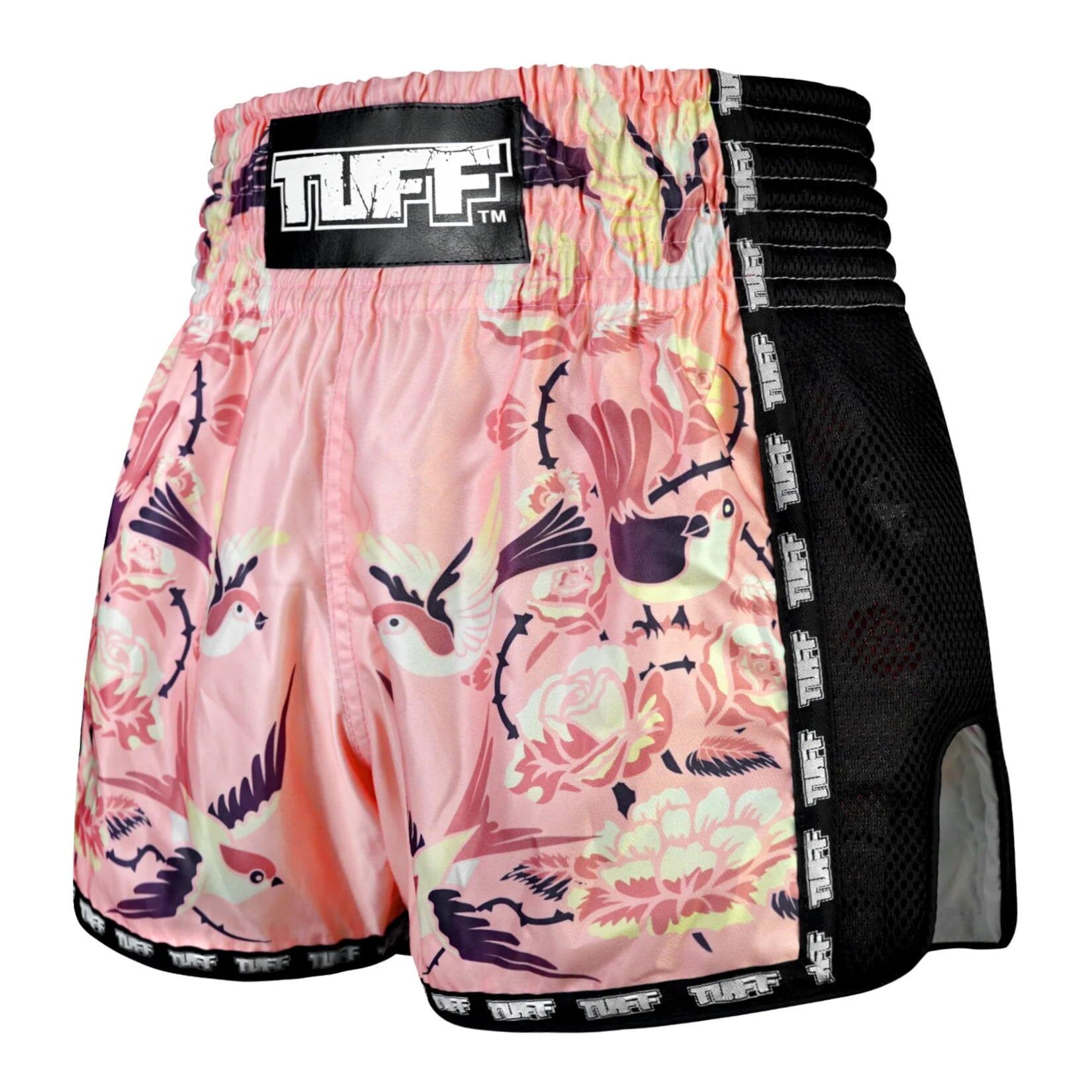 Spodenki treningowe TUFF Pink Birds and Roses 2/6