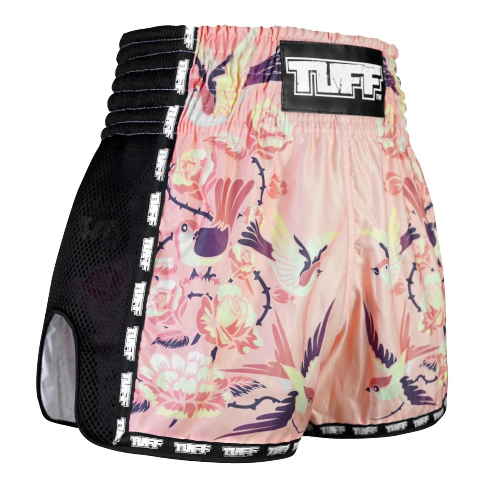 Spodenki treningowe TUFF Pink Birds and Roses 4/6