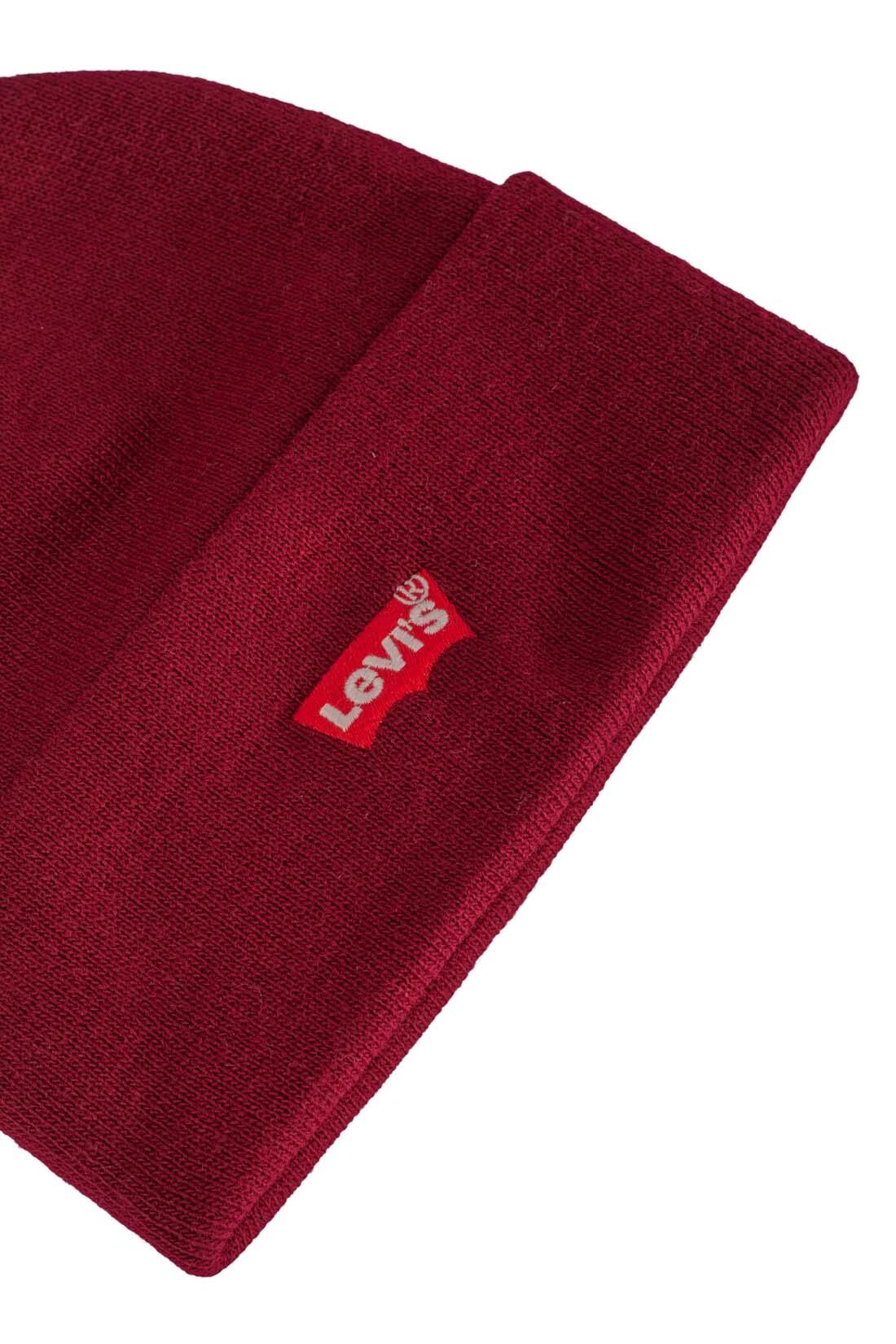 Chapeau d'extérieur homme - Batwing brodé rouge 2/4