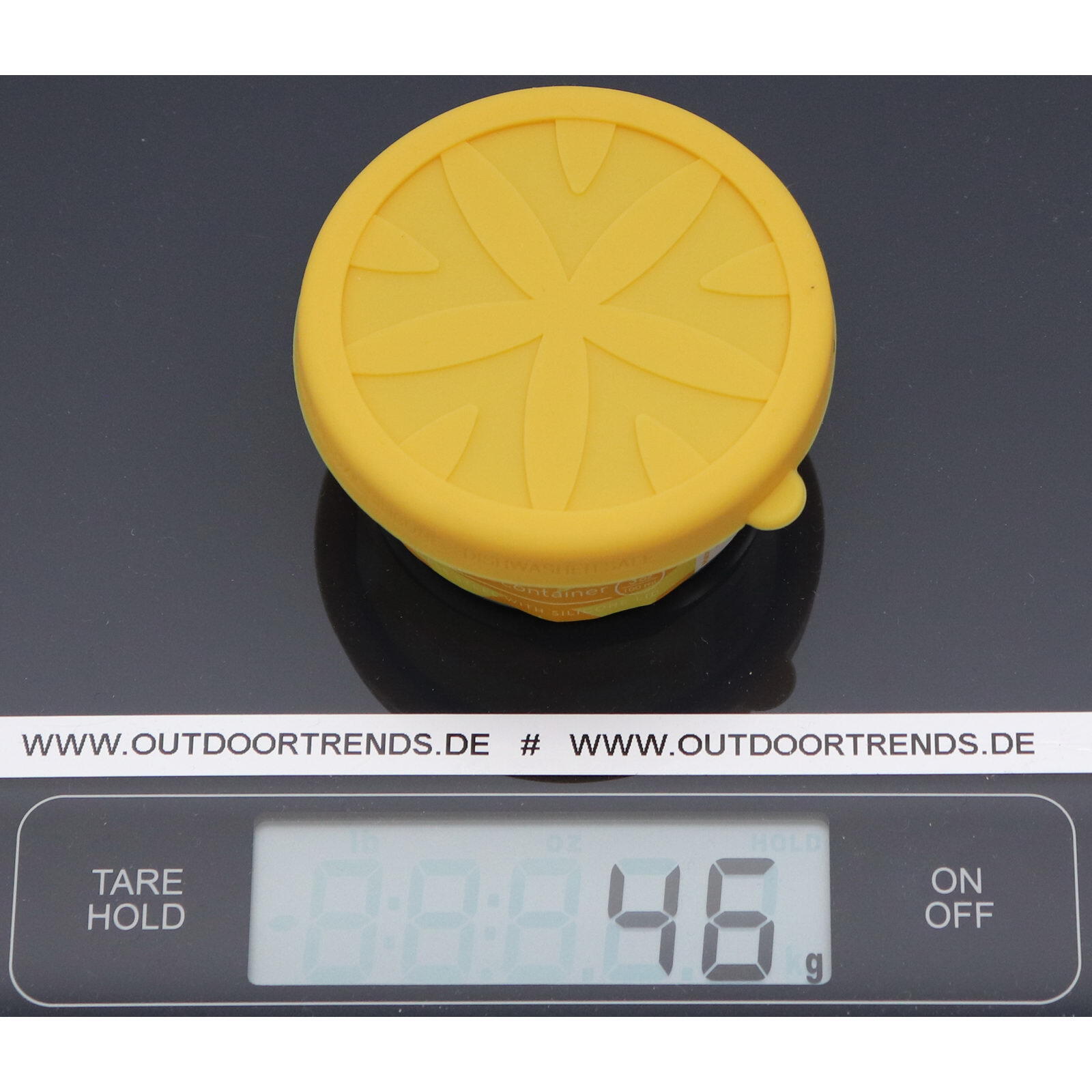 Edelstahl-Silikon-Dose Seal Cup Mini lemon 2/2