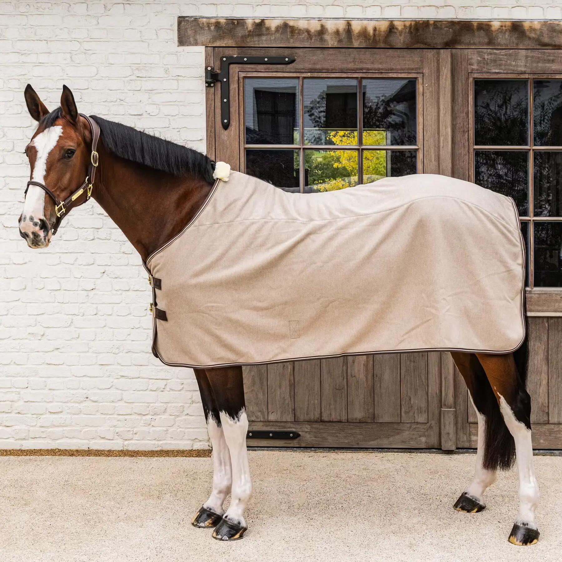 Chemise séchante fleece heavy melange beige 130-6'0 2/5