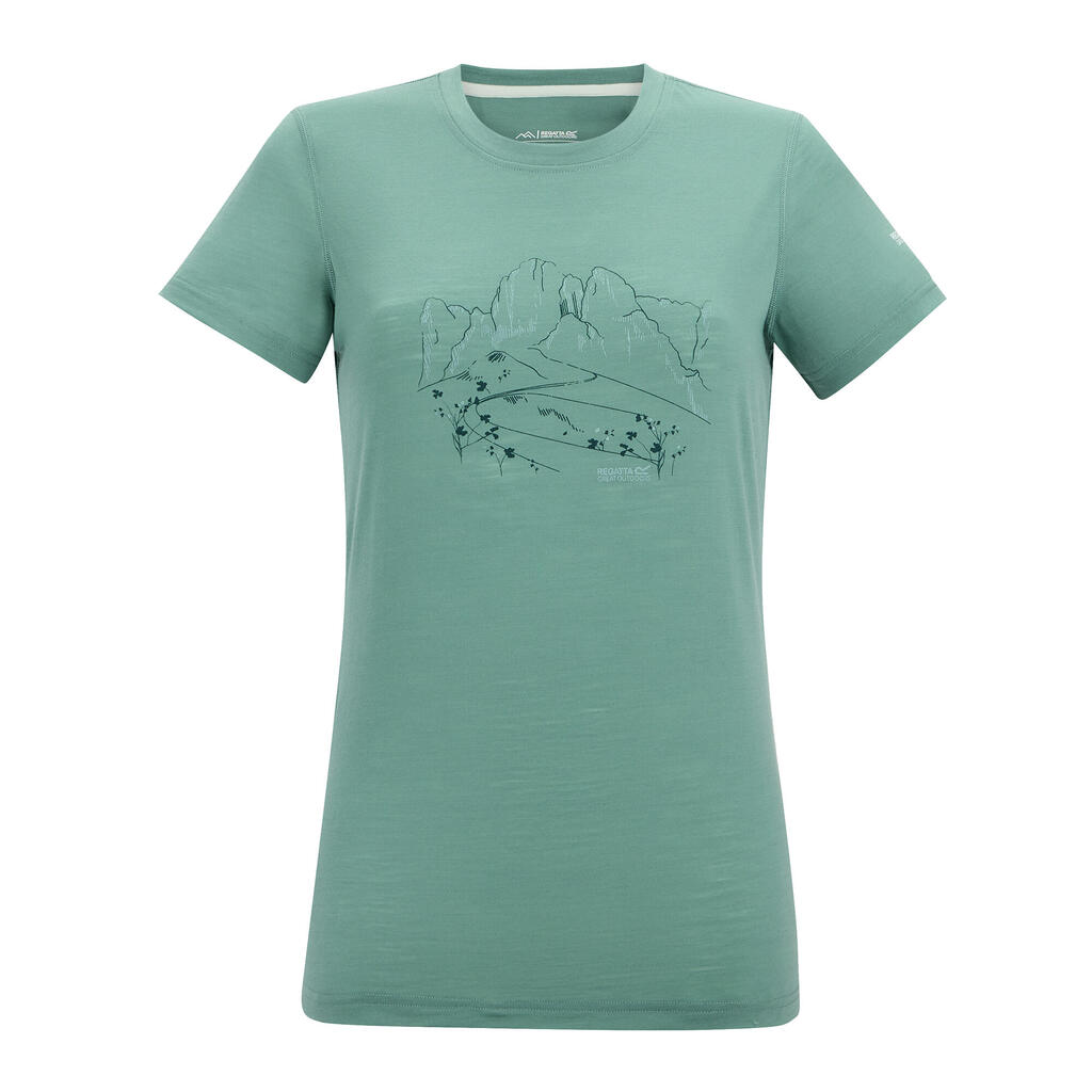 Womens/Ladies Escade Protea TShirt (Ivy Moss)