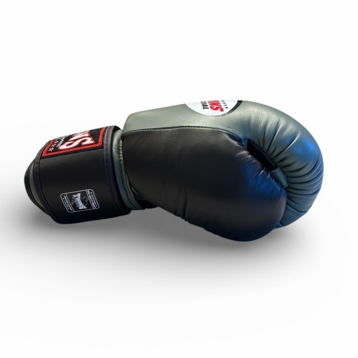 Boxhandschuhe Twins BGVL3 Air Schwarz Olive – 14oz 3/3