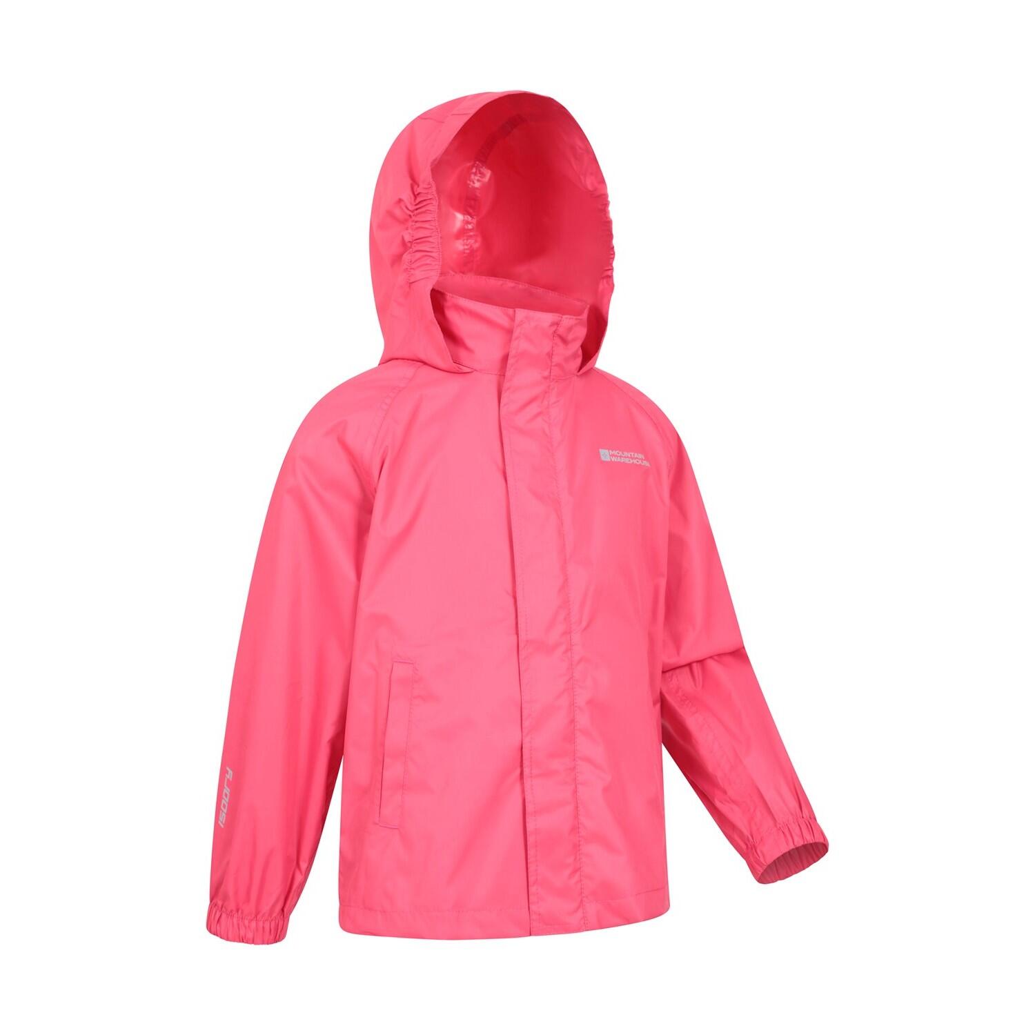 Childrens/Kids Pakka II Waterproof Jacket (Pink) 3/4