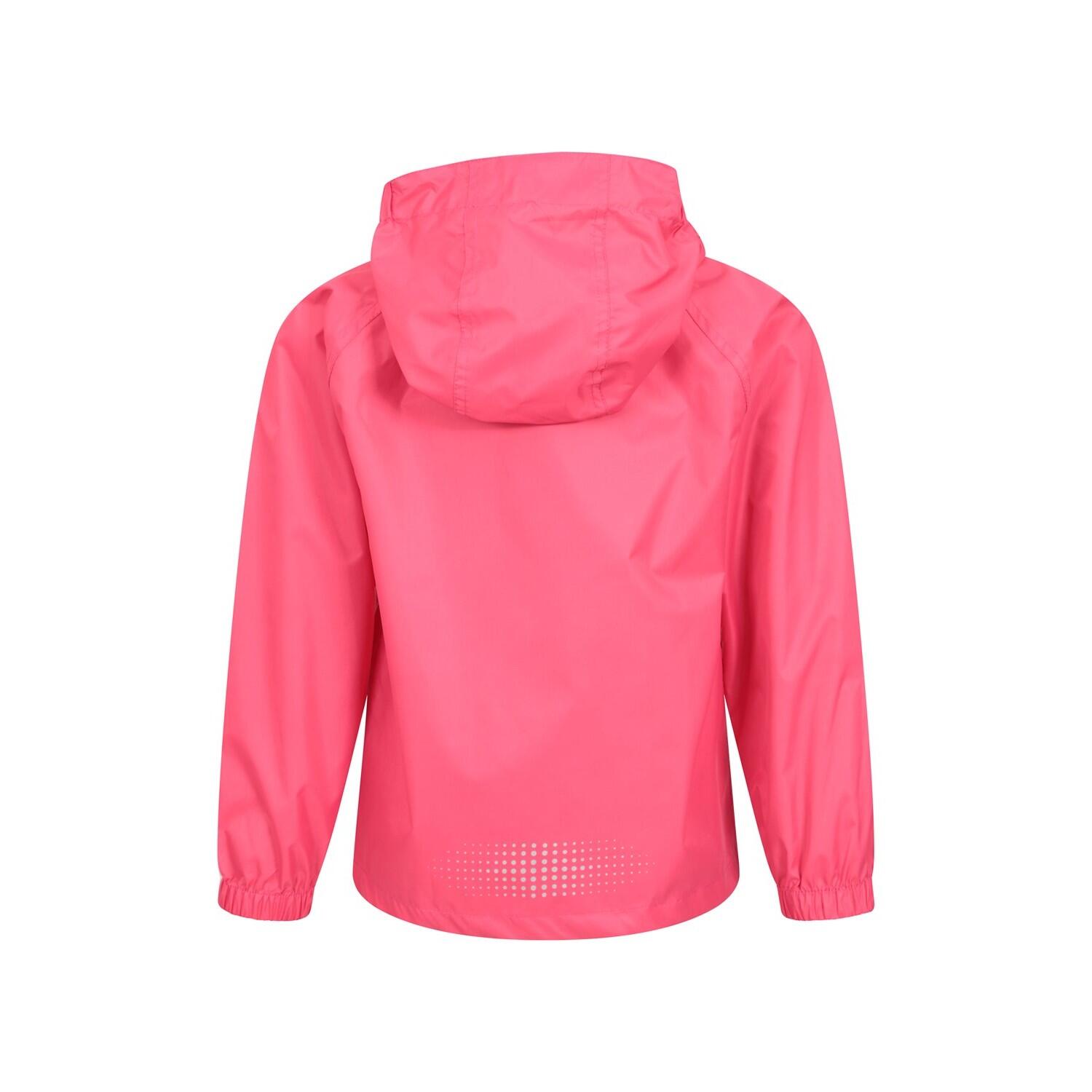Childrens/Kids Pakka II Waterproof Jacket (Pink) 2/4