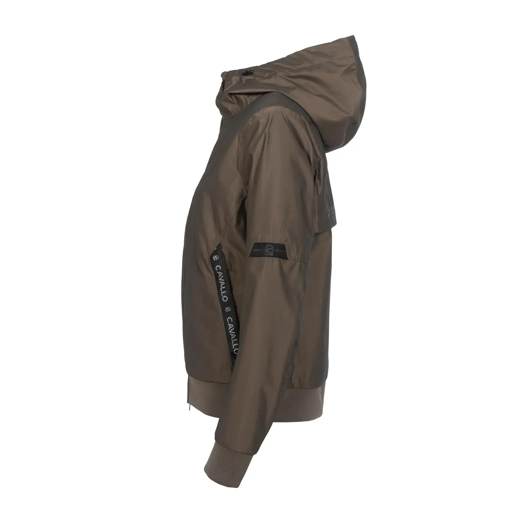 Wasserdichte Reitjacke mit Kapuze, Damen Cavallo Blair 3/5