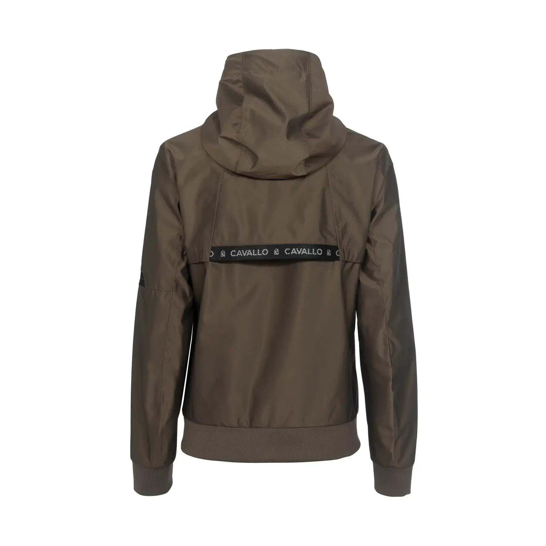 Wasserdichte Reitjacke mit Kapuze, Damen Cavallo Blair 2/5