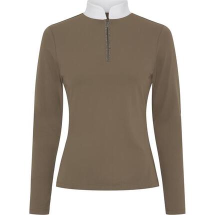 Polo d'équitation manches longues femme Catago Vinica