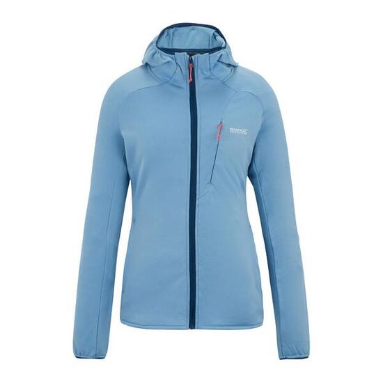 Felpa Con Cappuccio E Zip Intera Donna Regatta Kadley Rosa Pesca
