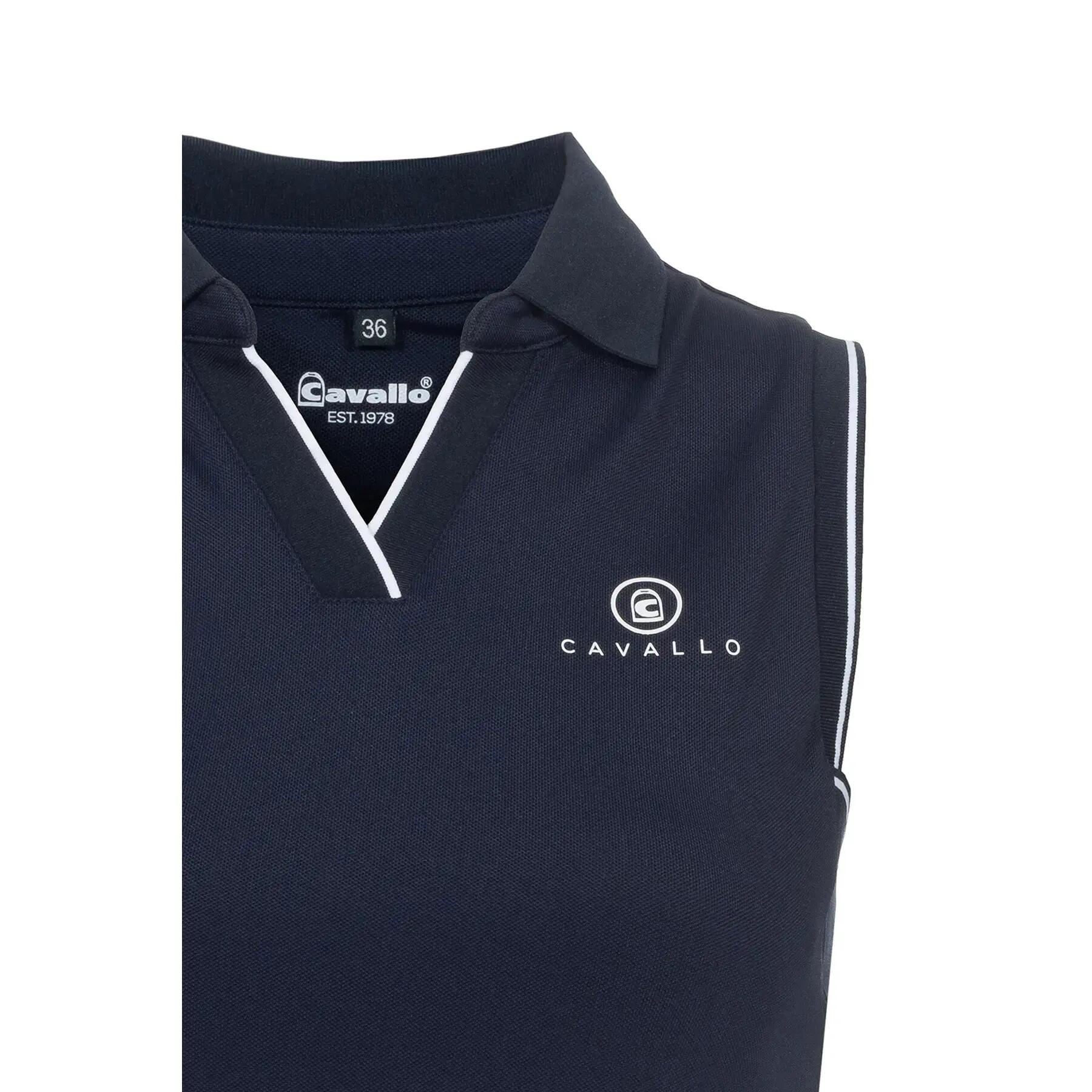 Ärmelloses Reitpolo für Damen Cavallo Bua 5/5