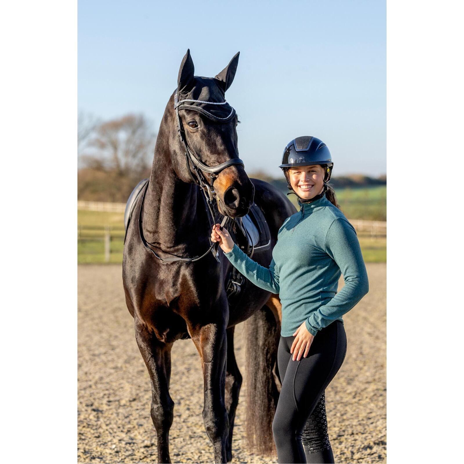 Maillot équitation 1/2 zip femme Equipage Stacey 5/5