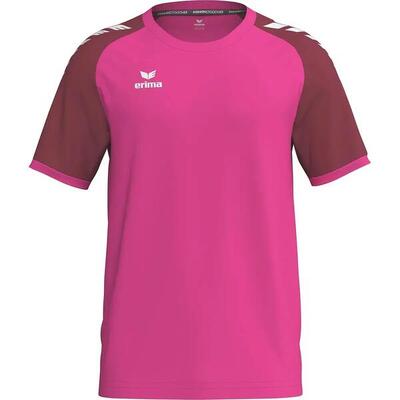 Erima wings jersey korte mouw junior roze glo-bordeaux