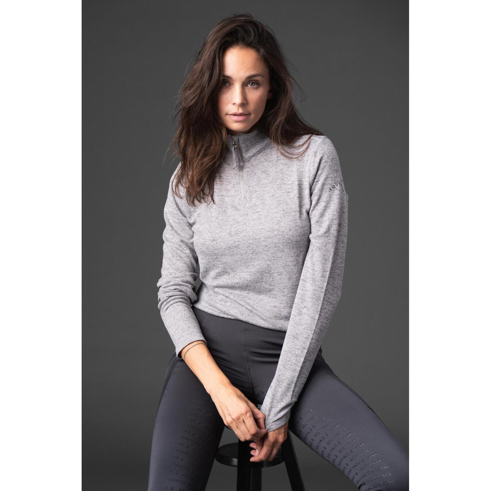 Maillot équitation 1/2 zip femme Equipage Stacey 3/5