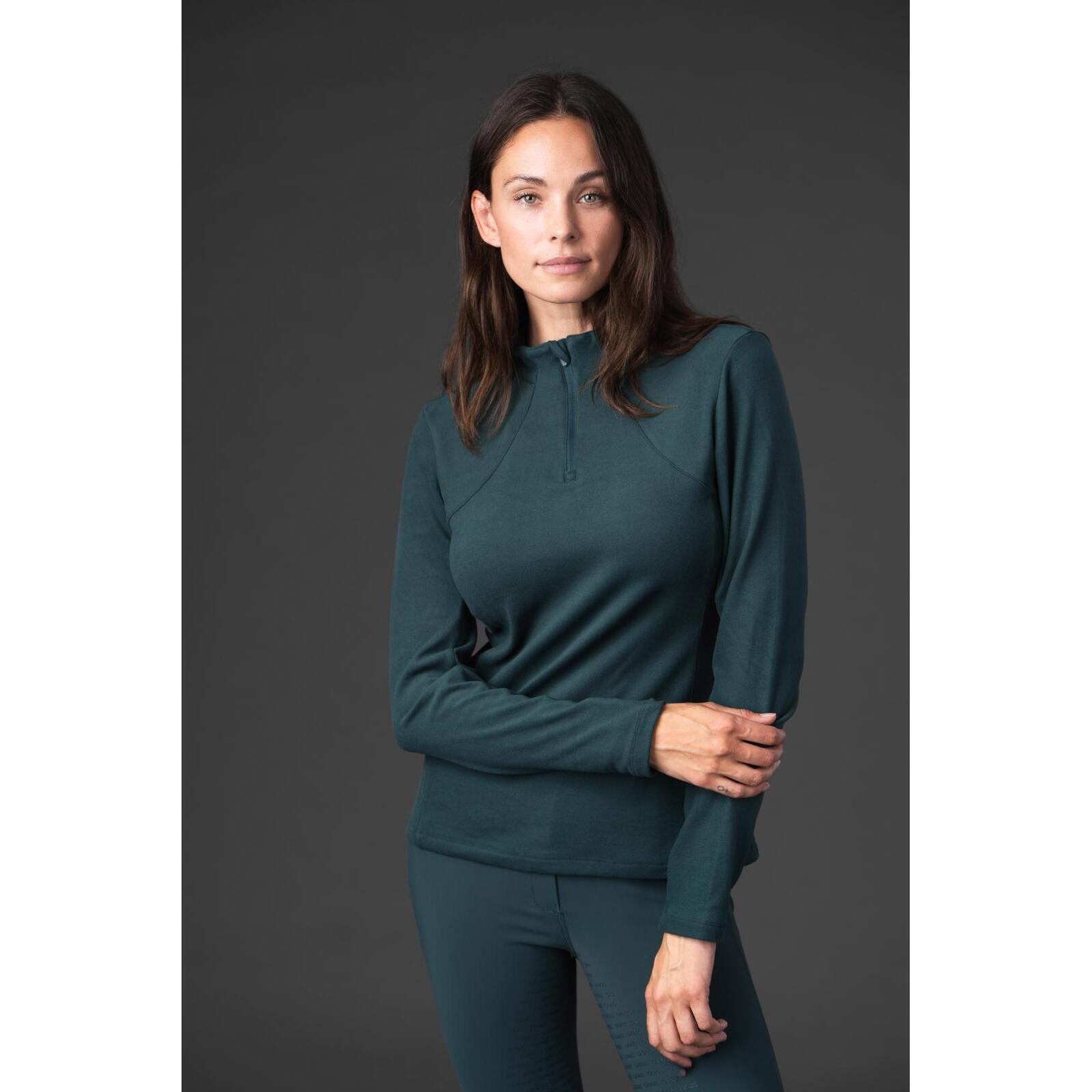 Camiseta de equitación mujer Catago Violetta 3/5