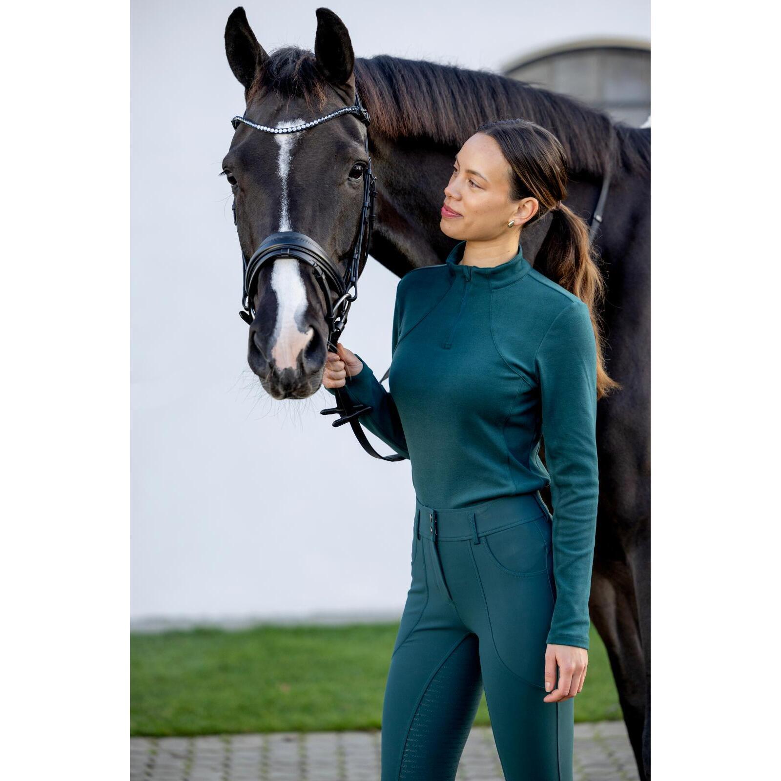 Camiseta de equitación mujer Catago Violetta 5/5