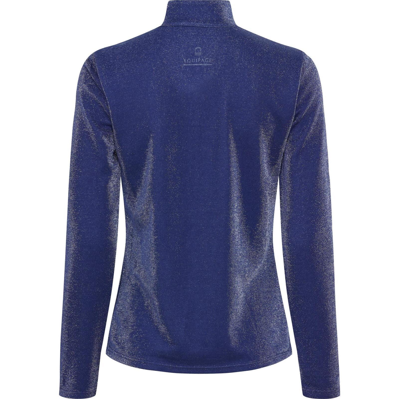 Reitshirt mit 1/2 Reißverschluss für Kinder Equipage Shimmer 2/2