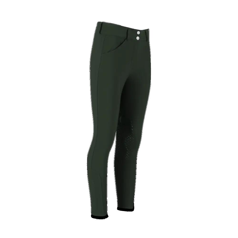 Miami women breeches knee grip dark green size 46 4/4